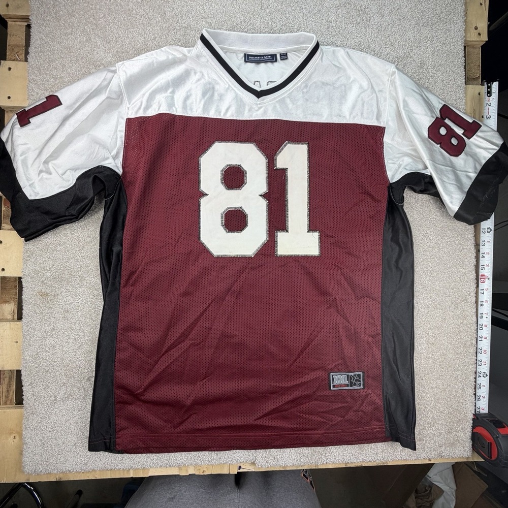 Vintage Stitched‎ RENEGADE San Francisco Football Jersey #81 Size XL Y2K
